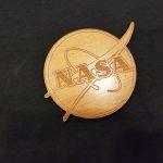 Image of NASA Wood Cherry Magnet